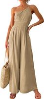 Women's Beach Casual Solid Color Single Cami Jumpsuits main image 3