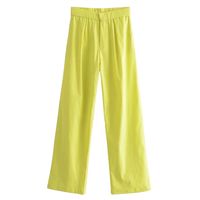 Women's Casual Simple Style Full Length Casual Pants Straight Pants sku image 3