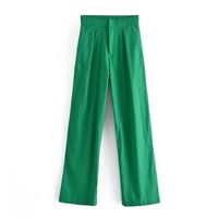 Women's Casual Simple Style Full Length Casual Pants Straight Pants sku image 6