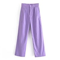 Women's Casual Simple Style Full Length Casual Pants Straight Pants sku image 10