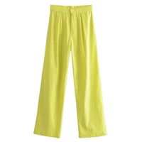 Women's Casual Simple Style Full Length Casual Pants Straight Pants sku image 1