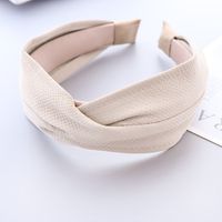 Korean Leather Middle Cross Headband sku image 6