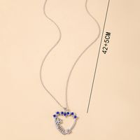 Nuevo Collar De Aleación De Corazón Con Colgante De Diamantes De Imitación Para Mujer main image 2