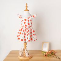 Fashion New Girls' Summer Fruit Printing Slip Sweet Dress main image 1