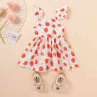 Vestido Dulce Con Estampado De Frutas De Verano Para Niñas main image 2