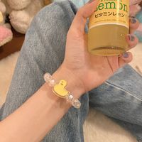 Cute Small Yellow Duck Tulip Hair Band Bracelet Dual-use Hair Rope main image 3