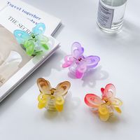 Double Layer Butterfly Grip Gradient Color Hair Clip main image 1