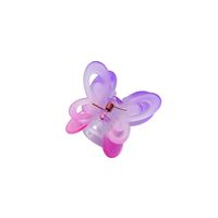 Double Layer Butterfly Grip Gradient Color Hair Clip main image 3