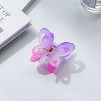 Double Layer Butterfly Grip Gradient Color Hair Clip sku image 3