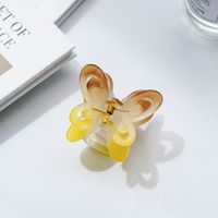 Double Layer Butterfly Grip Gradient Color Hair Clip sku image 6