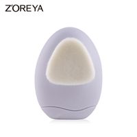 Pebbles Double-sided Soft Haired Silicone Face Wash Artifact Deep Cleansing Facial Brush sku image 5