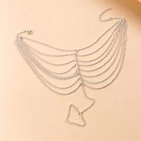 Foot Ornaments New Summer Fashion Multi-layer Chain Alloy Anklet sku image 1