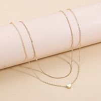 2022 Nouvelle Mode Simple En Forme De Coeur Diy Romantique En Alliage De Jour De Valentine Collier main image 5