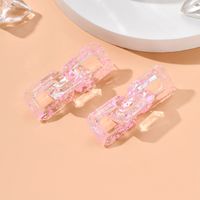 Ins Style Cartoon Style Exaggerated Geometric Square Arylic Printing No Inlaid Halloween Children's Day National Day Women's Earrings sku image 3