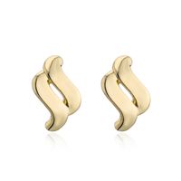 Fashion Copper 14k Gold Female New Geometric Ear Studs main image 5