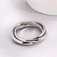 Titanium&stainless Steel Fashion Sweetheart Ring  (third Ring-5) Nhtp0027-third-ring-5 sku image 8
