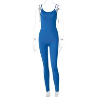 Fashion Simple Solid Color Yoga Sports Jumpsuit Women sku image 7