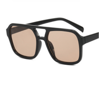 Retro Geometric Resin Polygon Full Frame Women's Sunglasses sku image 6