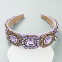 Fashion New Bright Crystal Baroque Hairband Hair Accessories Rhinestone main image 1