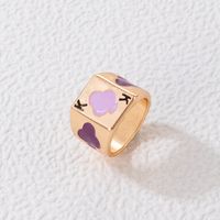 Fashion Cute Cartoon Dripping Colorful Multi-element Single Ring Wholesale main image 1