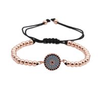 Fashion Unisex  Copper Bead Weaving Eye Titanium Steel Bracelets &amp; Bangles Yl190506120480 sku image 3