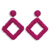 Fashion Hand-woven Beaded Earrings Nhjq144655 sku image 9