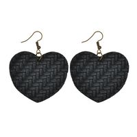 Womens Teardrop Shaped Pu Leather Earrings Nhbq129274 sku image 6