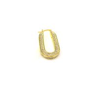 Fashion Rhinestone O-geometry Earrings (single) Nhnt134362 sku image 2
