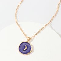 Jewelry Wholesale New Fashion Alloy Dripping Oil Love Moon Earrings Lightning Earrings sku image 10