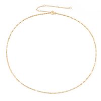 Jewelry Single Layer Chain Necklace Female Creative Stainless Steel Accessories Necklace 316l Clavicle Chain sku image 14