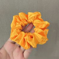 Fabric Rubber Band Solid Color Hair Scrunchies Wholesale Nihaojewelry sku image 30