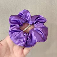Fabric Rubber Band Solid Color Hair Scrunchies Wholesale Nihaojewelry sku image 38