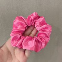 Fabric Rubber Band Solid Color Hair Scrunchies Wholesale Nihaojewelry sku image 44