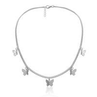 Simple Style Butterfly Alloy Plating Women's Necklace main image 3