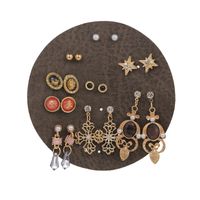 Bijoux En Gros 1 Jeu Géométrique Alliage Des Boucles D'oreilles Boucles D'oreilles sku image 2