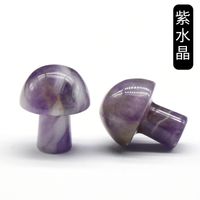 Crystal Agate Semi-precious Stones 2cm Mini Mushroom Decoration Landscaping Diy Accessories Wholesale sku image 28