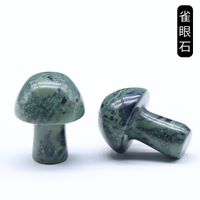 Crystal Agate Semi-precious Stones 2cm Mini Mushroom Decoration Landscaping Diy Accessories Wholesale sku image 25