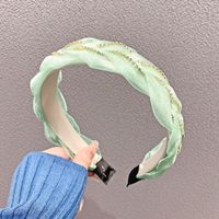 Fashion Retro Diamond-laid Sponge Headband Hair Accessories sku image 3