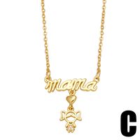 Fashion Mama Geometric Heart Copper Necklace main image 2