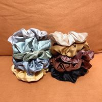 Fashion New Solid Color Simple Hair Ring Hair Accessories main image 2