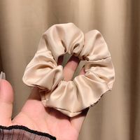 Fashion New Solid Color Simple Hair Ring Hair Accessories sku image 5
