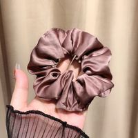 Fashion New Solid Color Simple Hair Ring Hair Accessories sku image 8