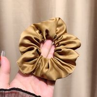 Fashion New Solid Color Simple Hair Ring Hair Accessories sku image 7