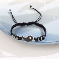Creative Devil's Eye Beads Tai Chi Woven Bracelet 2-piece Set sku image 1