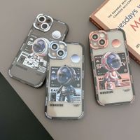 Moda Creativa Todo Incluido Ojos De Ángel Astronauta Colorido Funda Protectora Para Iphone main image 1