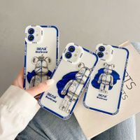 Fashion Creative Transparent Cloud Bear All-inclusive Astronaut Protective Case For Iphone main image 4