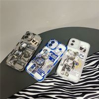 Fashion Creative Transparent Elf Eye All-inclusive Bear Astronaut Protective Case For Iphone main image 4