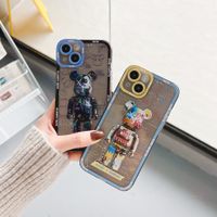 Fashion Creative Transparent Elf Eye All-inclusive Bear Astronaut Protective Case For Iphone main image 1