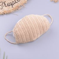 Fashion Crocheting Decorative Solid Color Breathable Daily Mask sku image 3