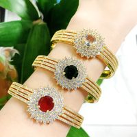 Fashion Geometric Zircon Refined Bracelet For Women main image 1